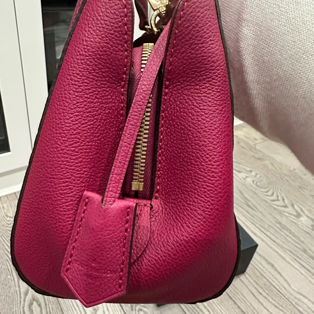 Louis Vuitton Raspberry Embossed Top-Handle Satchel - Picture 6 of 6